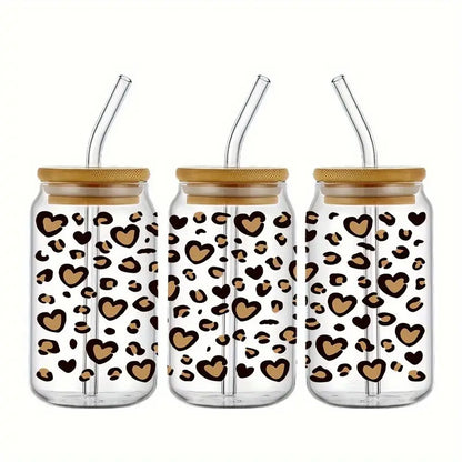 16 Oz. Cheetah / Leopard Print Acrylic Can Cups-Rogue Magnolia Custom Designs