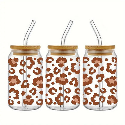 16 Oz. Cheetah / Leopard Print Acrylic Can Cups-Rogue Magnolia Custom Designs