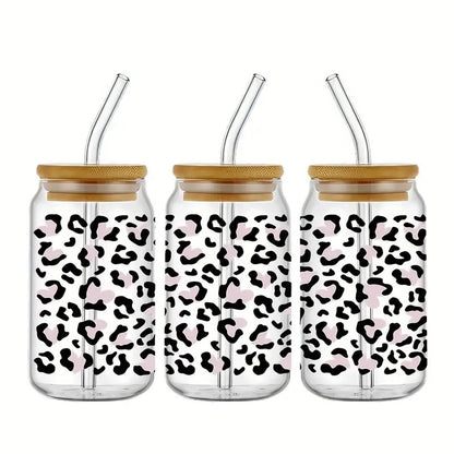 16 Oz. Cheetah / Leopard Print Acrylic Can Cups-Rogue Magnolia Custom Designs