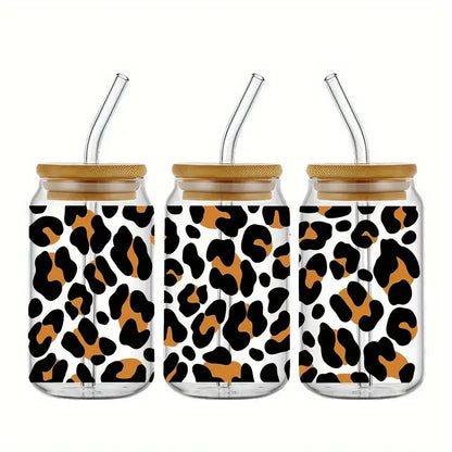 16 Oz. Cheetah / Leopard Print Acrylic Can Cups-Rogue Magnolia Custom Designs
