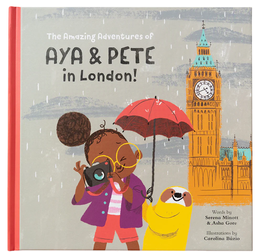The Amazing Adventures of Aya & Pete in London! (Hardcover)-Rogue Magnolia Custom Designs