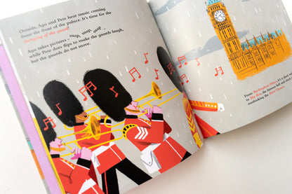 The Amazing Adventures of Aya & Pete in London! (Hardcover)-Rogue Magnolia Custom Designs