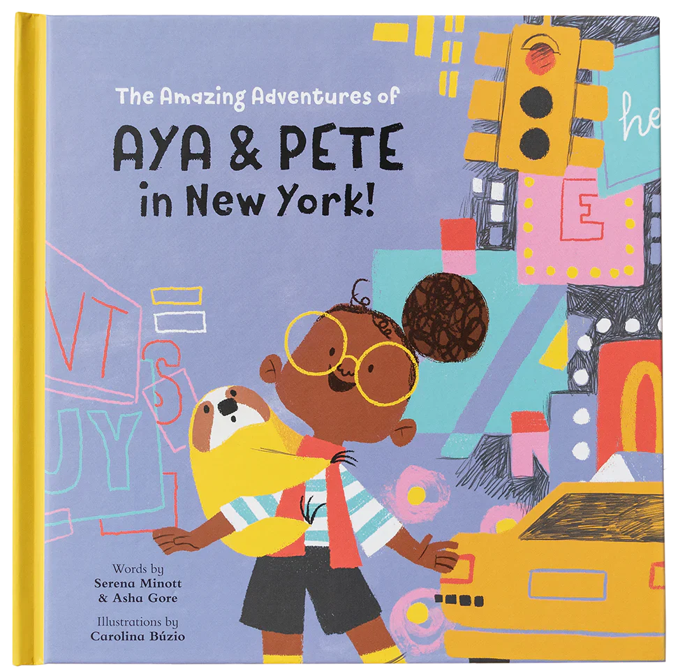 The Amazing Adventures of Aya & Pete in New York! (Hardcover)-Rogue Magnolia Custom Designs