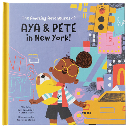 The Amazing Adventures of Aya & Pete in New York! (Hardcover)-Rogue Magnolia Custom Designs