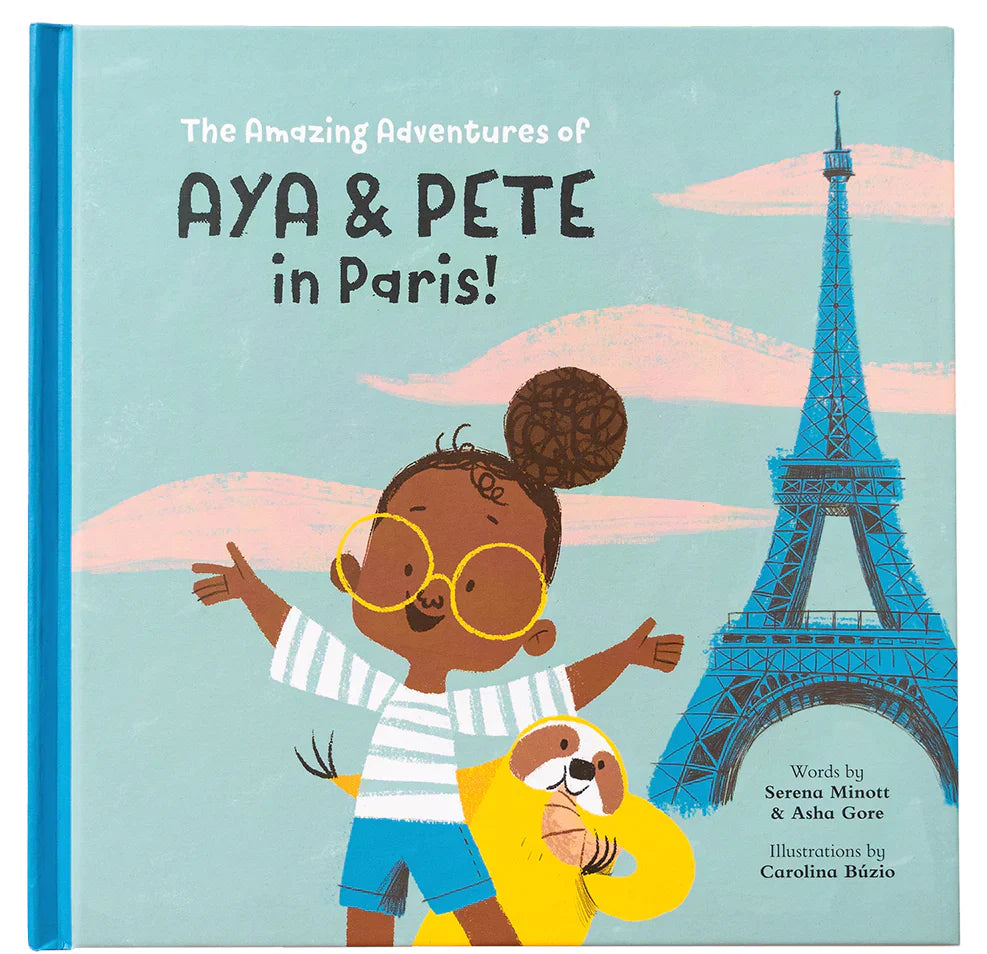 The Amazing Adventures of Aya & Pete in Paris! (Hardcover)-Rogue Magnolia Custom Designs