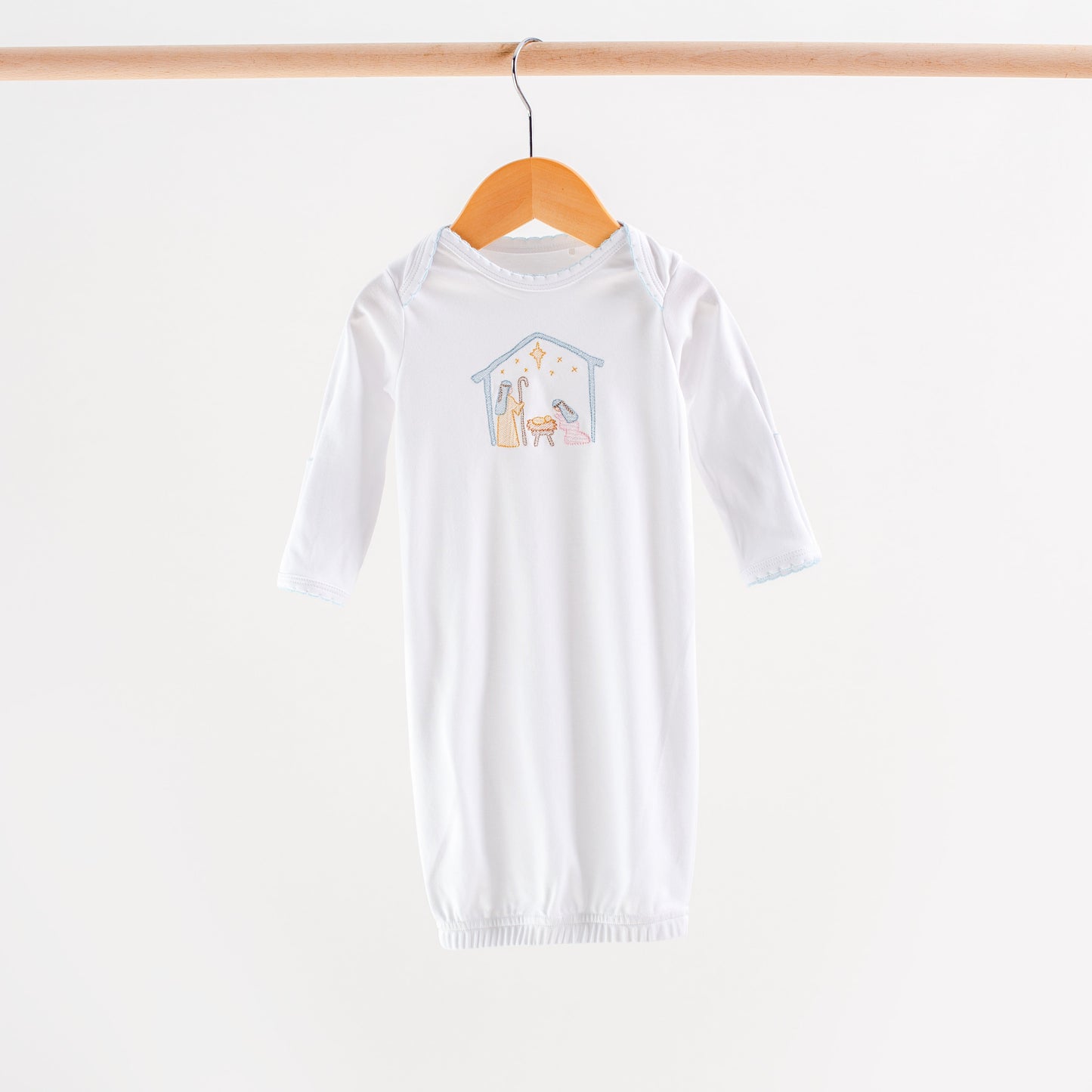 Happy Birthday Jesus Nativity Embroidery Take Me Home Set-Rogue Magnolia Custom Designs