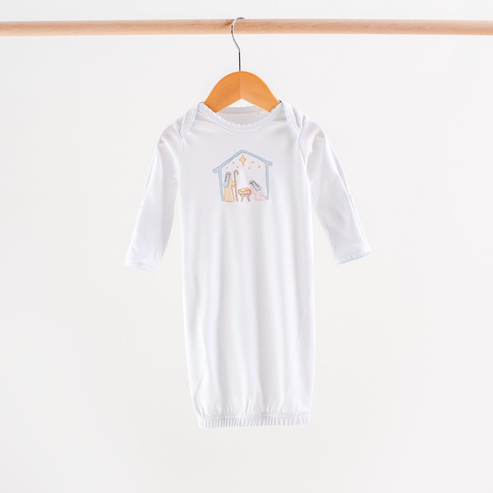Happy Birthday Jesus Nativity Embroidery Take Me Home Set-Rogue Magnolia Custom Designs
