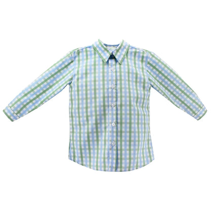 Bluegrass Check Alton Shirt – Classic Boys Button Down for Fall