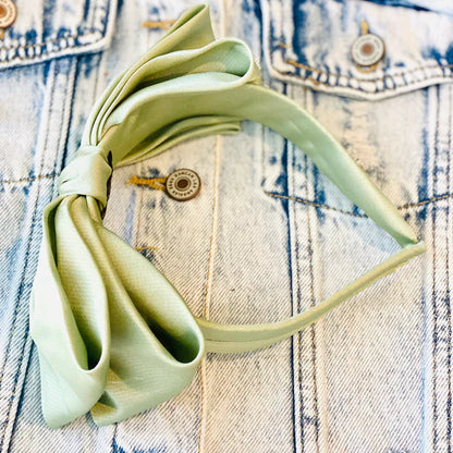 Satin Bow Headband