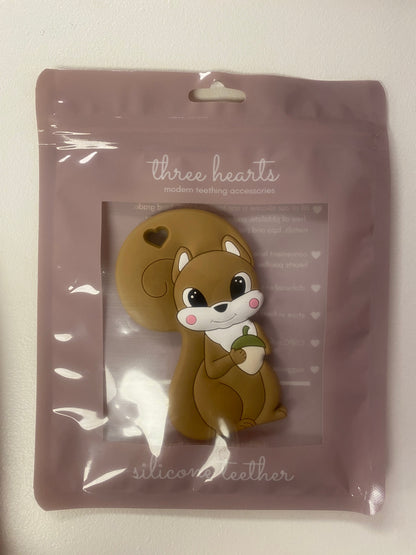 Squirrel Silicone Teether
