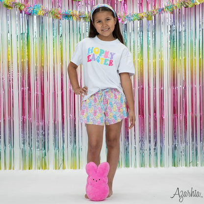 Gingham Easter Bunny Butterfly Shorts