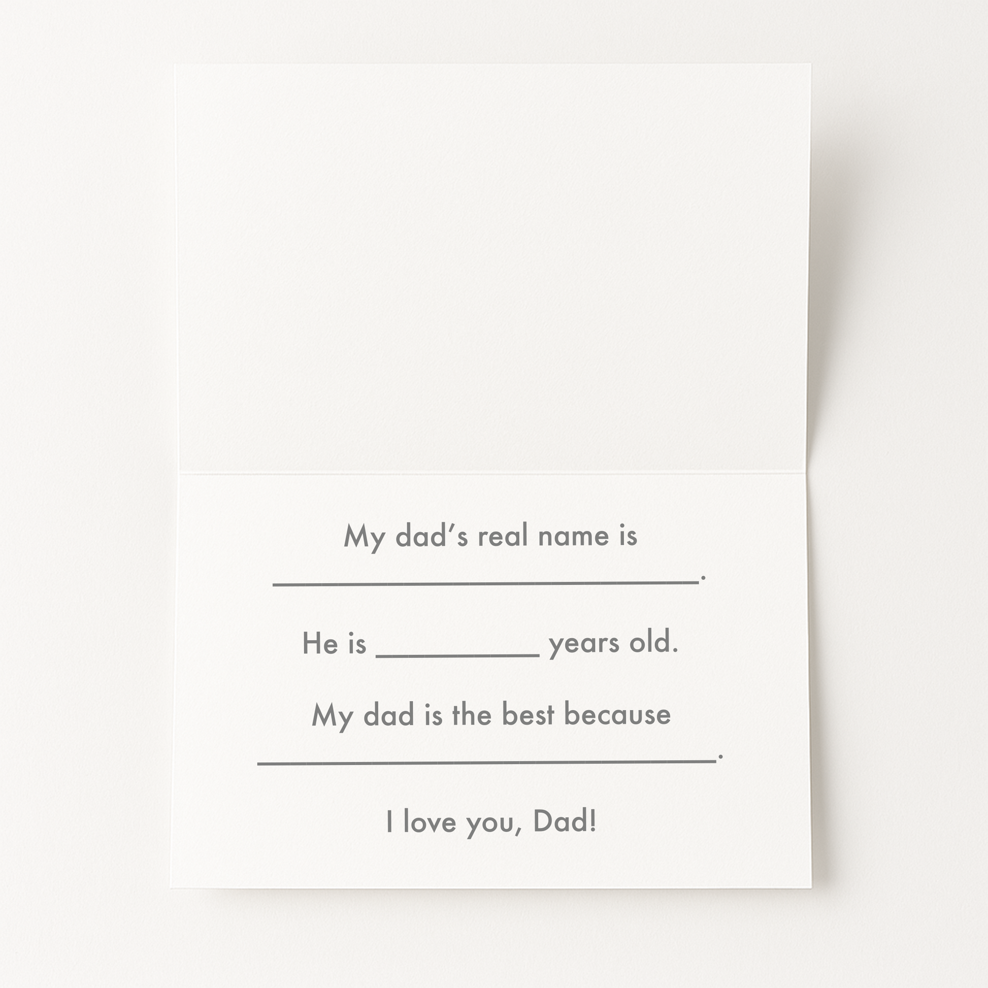 DAD Cut-Out Card – DIY Father’s Day Kit (Physical Card + Printable Template) - Space Themed-Rogue Magnolia Custom Designs