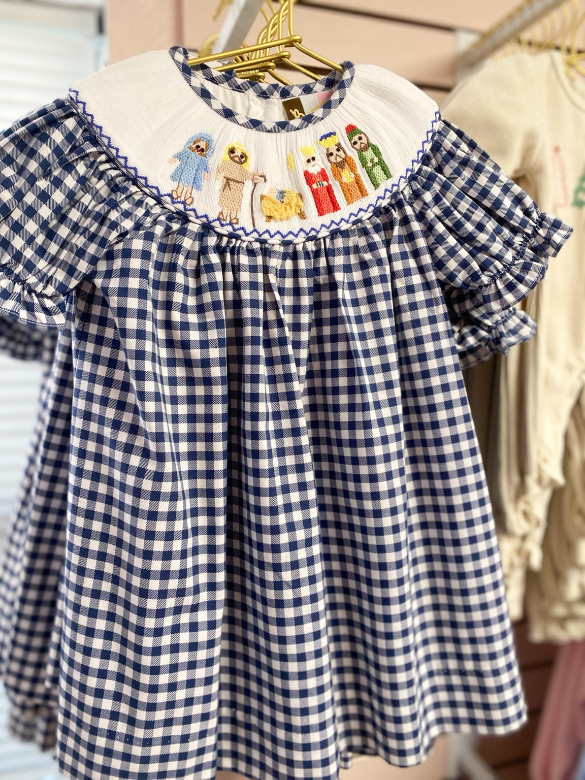 Nativity Smocked Bishop