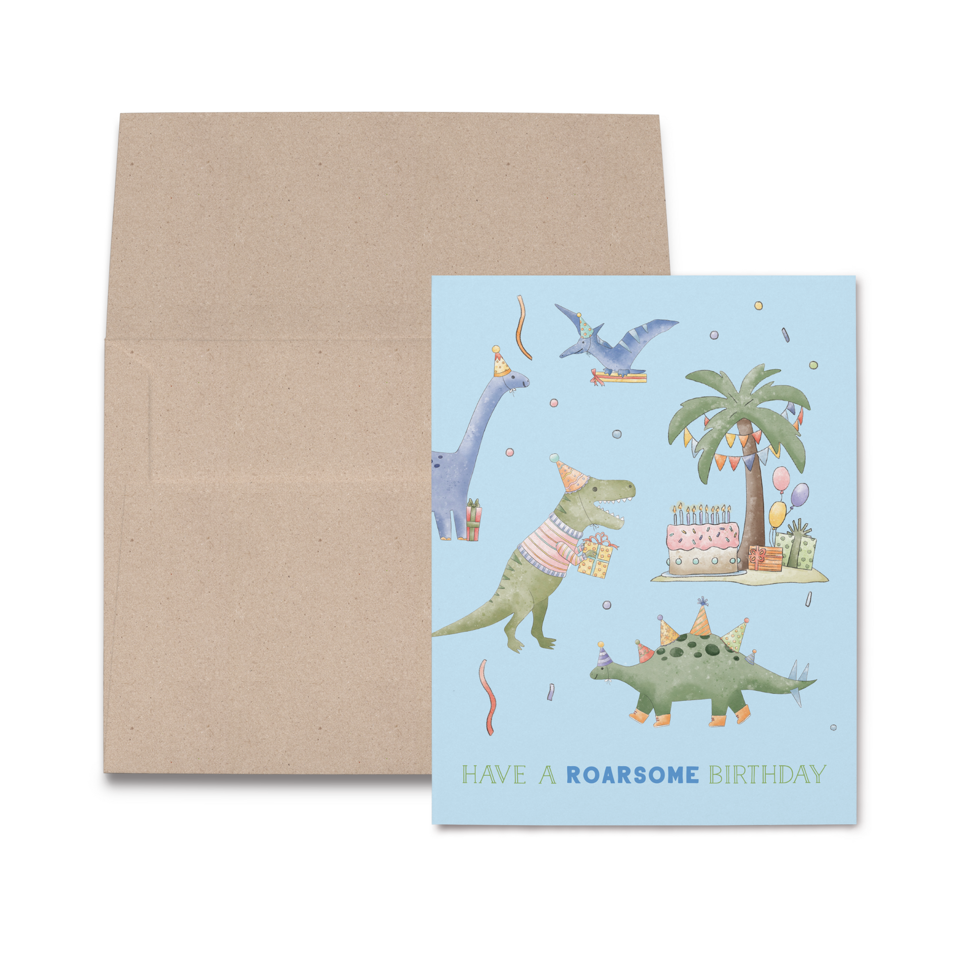 ROARsome Birthday Card-Rogue Magnolia Custom Designs