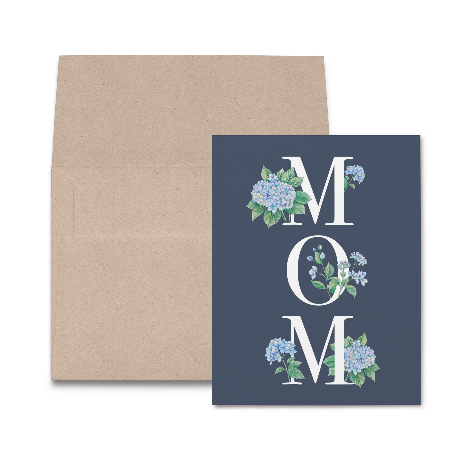 Mother's Day Hydrangea Greeting Card-Rogue Magnolia Custom Designs