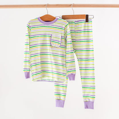 Carnival Time Organic Cotton Kids Pajamas-Rogue Magnolia Custom Designs