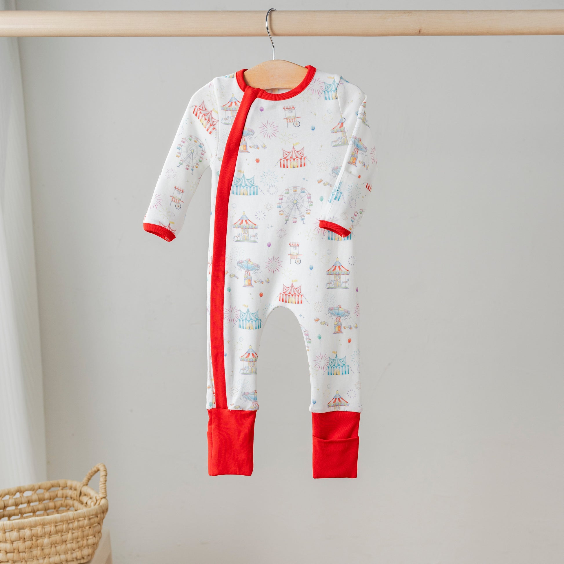 Carnival Magic Organic Cotton Pajama Set-Rogue Magnolia Custom Designs