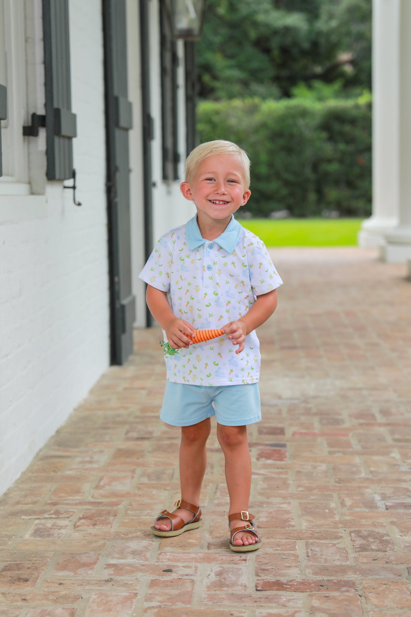 Boys Cottontail Polo Short Set – Spring & Easter Outfit