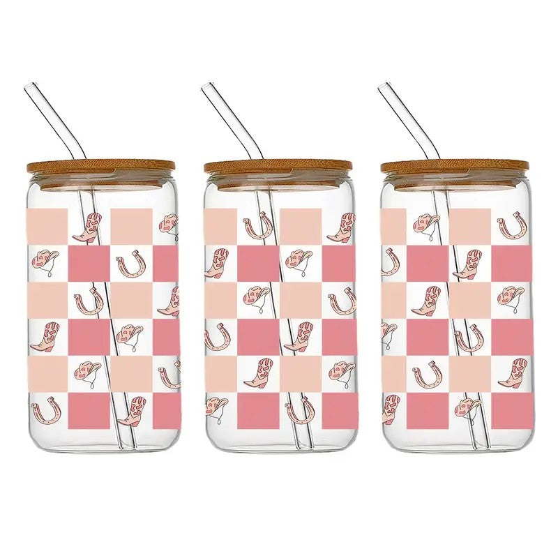 Limited Drop Western Themed Acrylic Can Cups-Rogue Magnolia Custom Designs