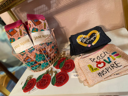 Teach Love Inspire Pouch PINK