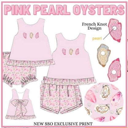 Pink Pearl Oysters Set