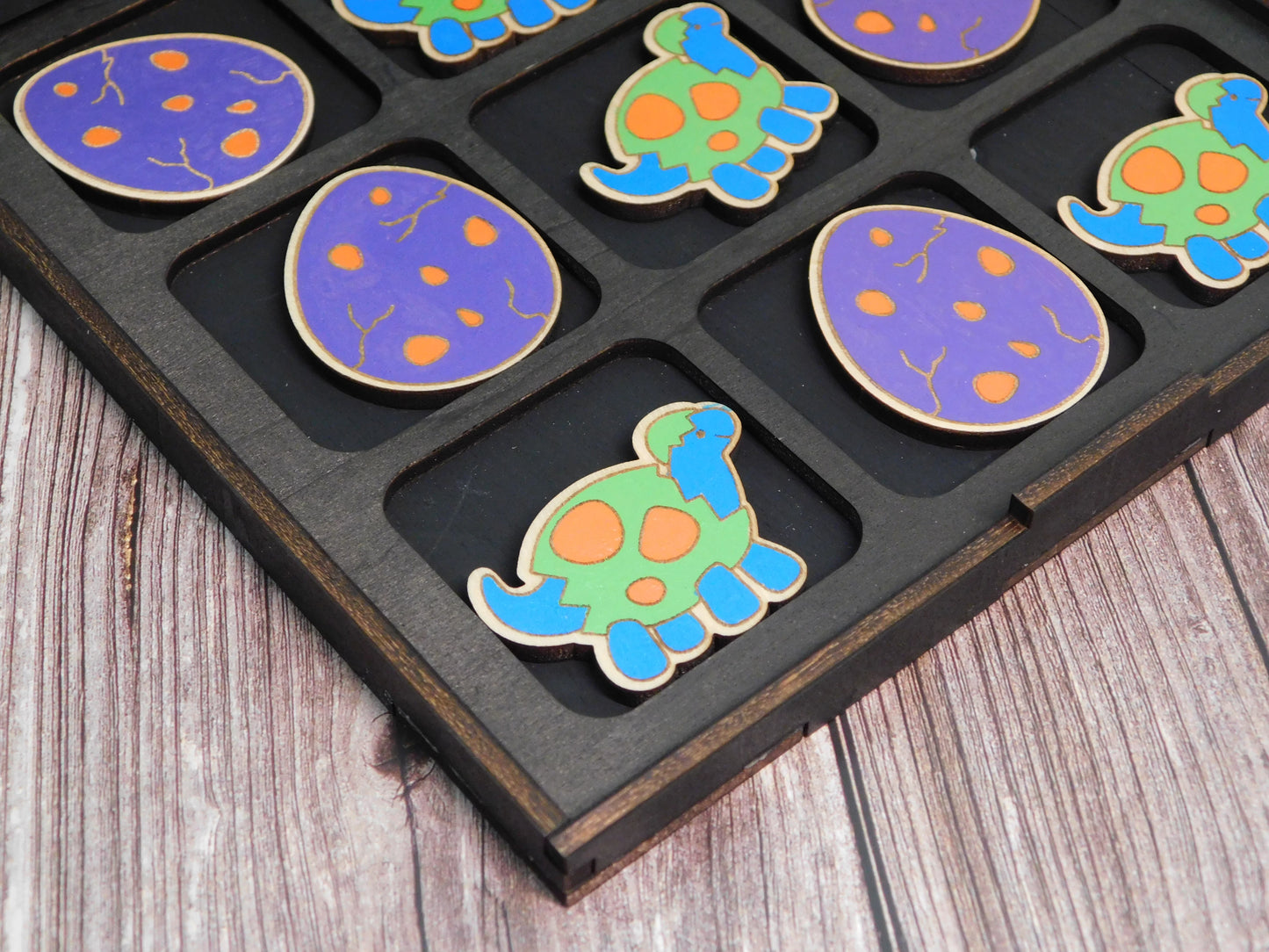 Dino Tic Tac Toe Boxed Set-Rogue Magnolia Custom Designs