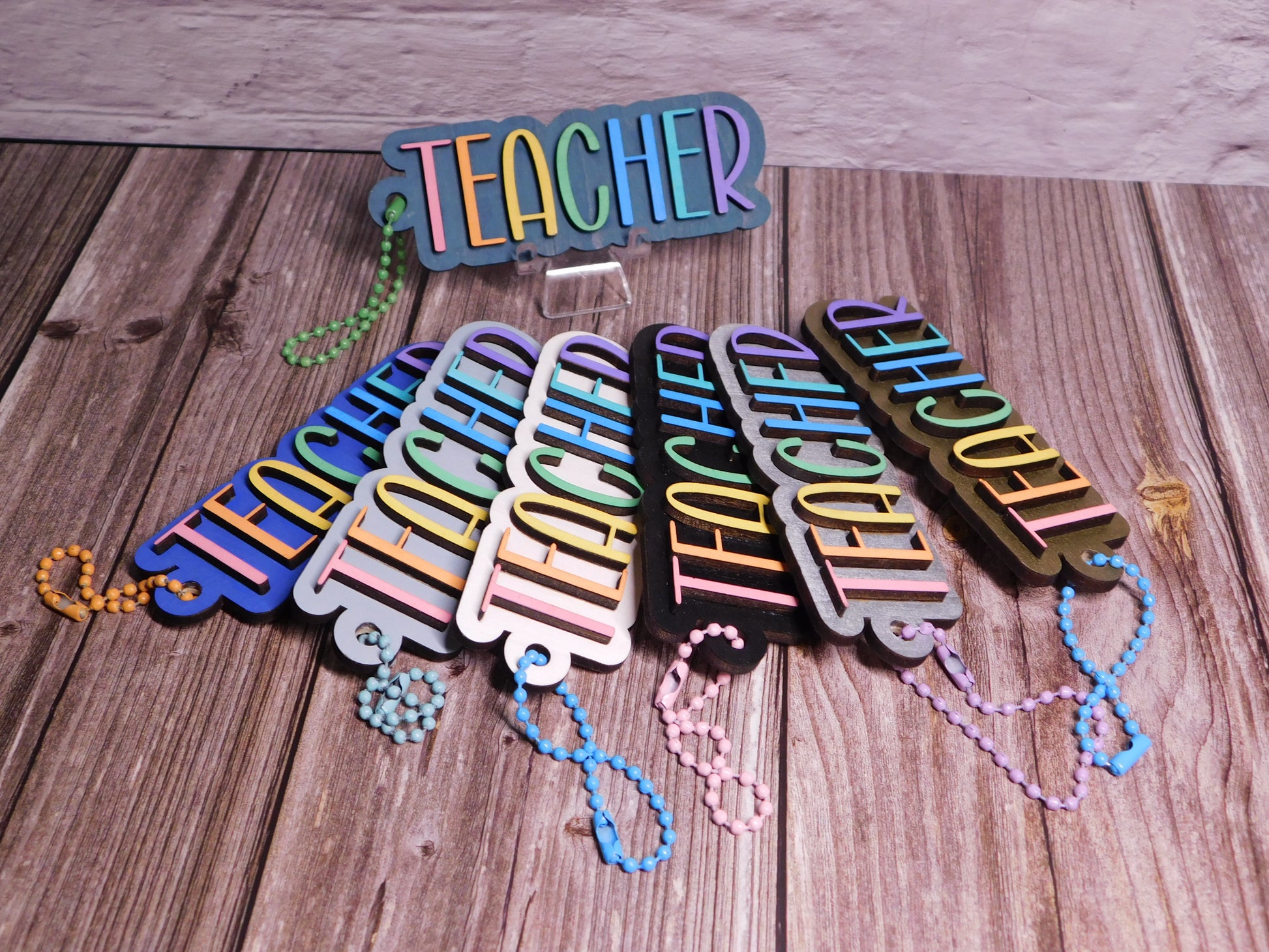 Teacher Bag Tag-Rogue Magnolia Custom Designs