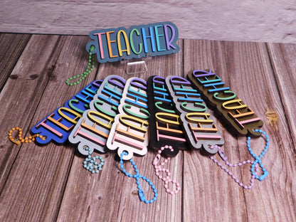 Teacher Bag Tag-Rogue Magnolia Custom Designs