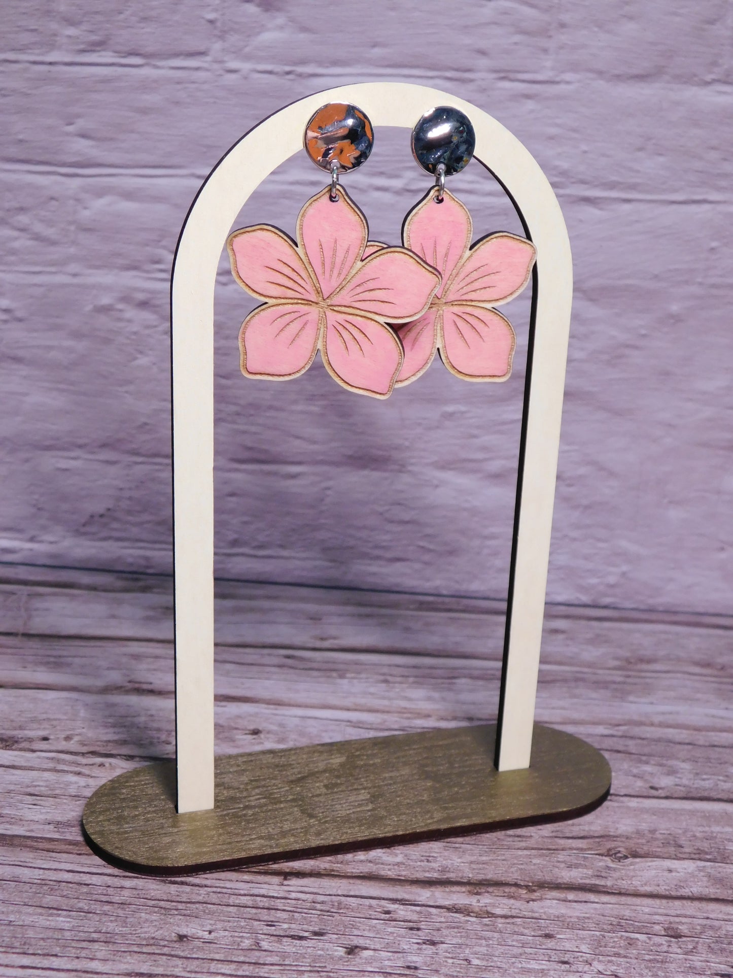 Flower Earrings-Rogue Magnolia Custom Designs