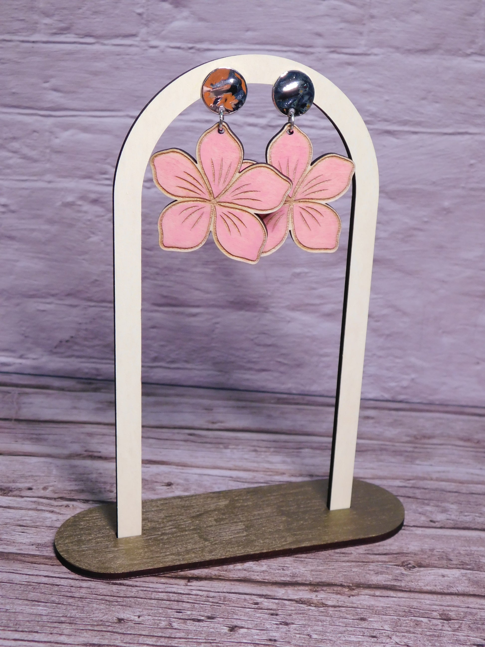 Flower Earrings-Rogue Magnolia Custom Designs