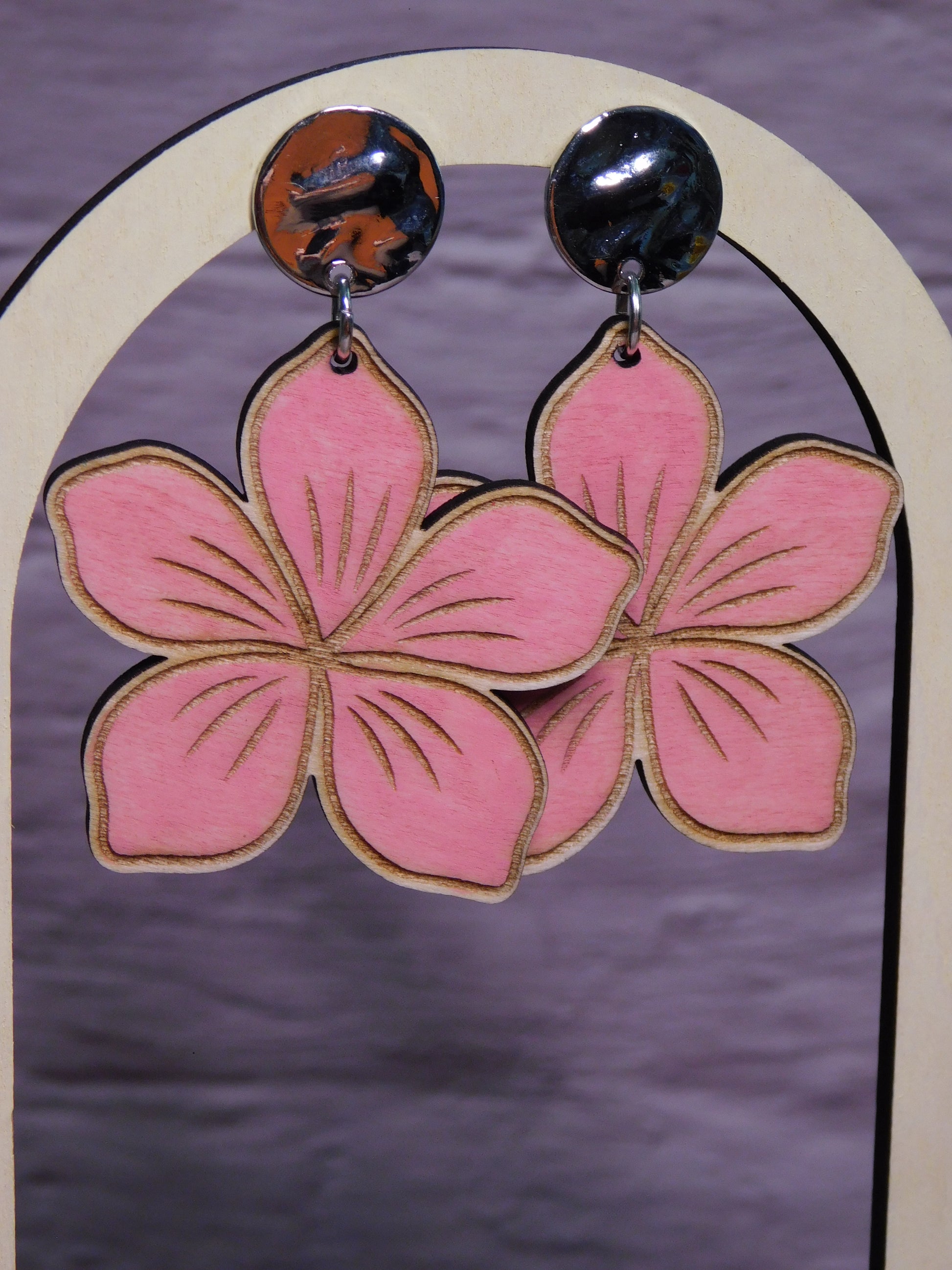 Flower Earrings-Rogue Magnolia Custom Designs