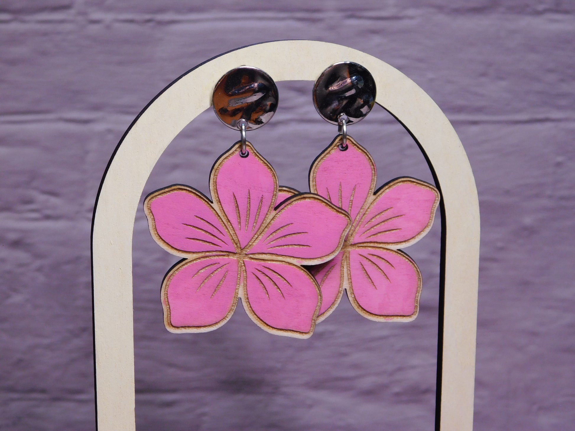 Flower Earrings-Rogue Magnolia Custom Designs