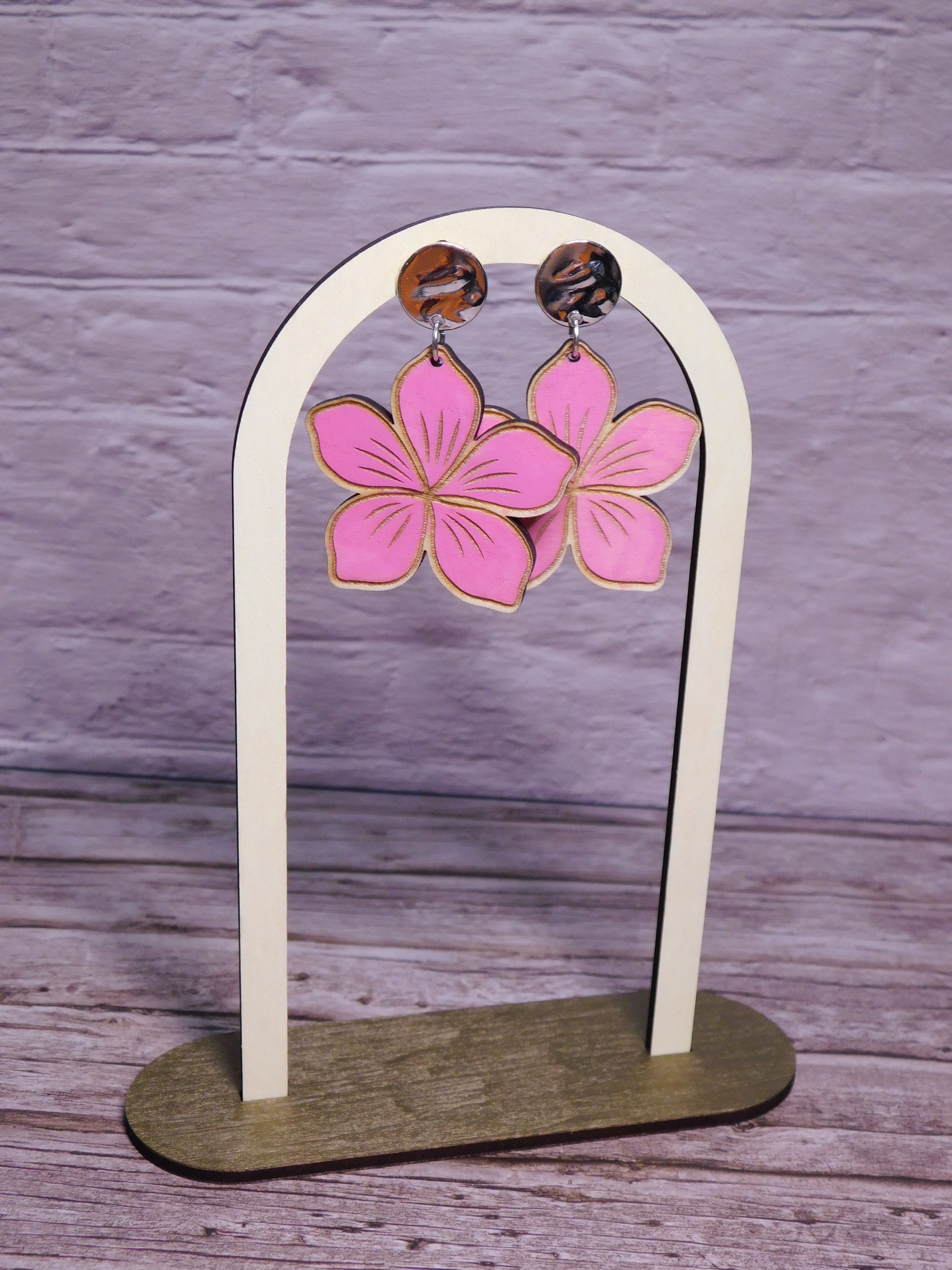 Flower Earrings-Rogue Magnolia Custom Designs