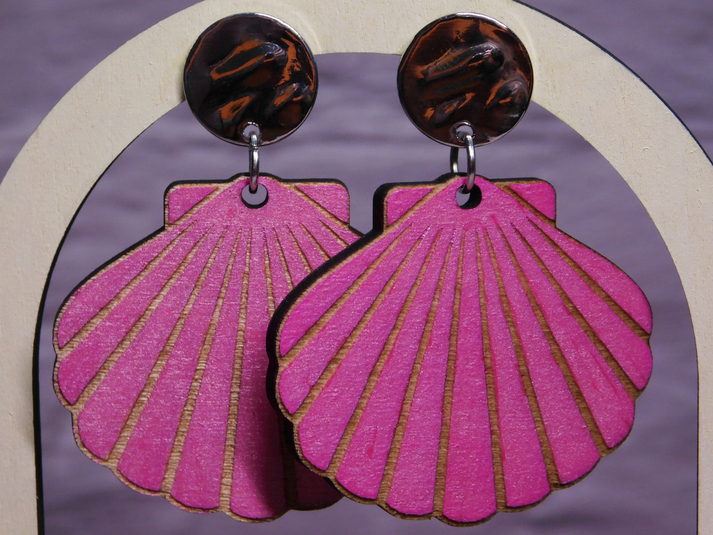 Shell Earring-Rogue Magnolia Custom Designs