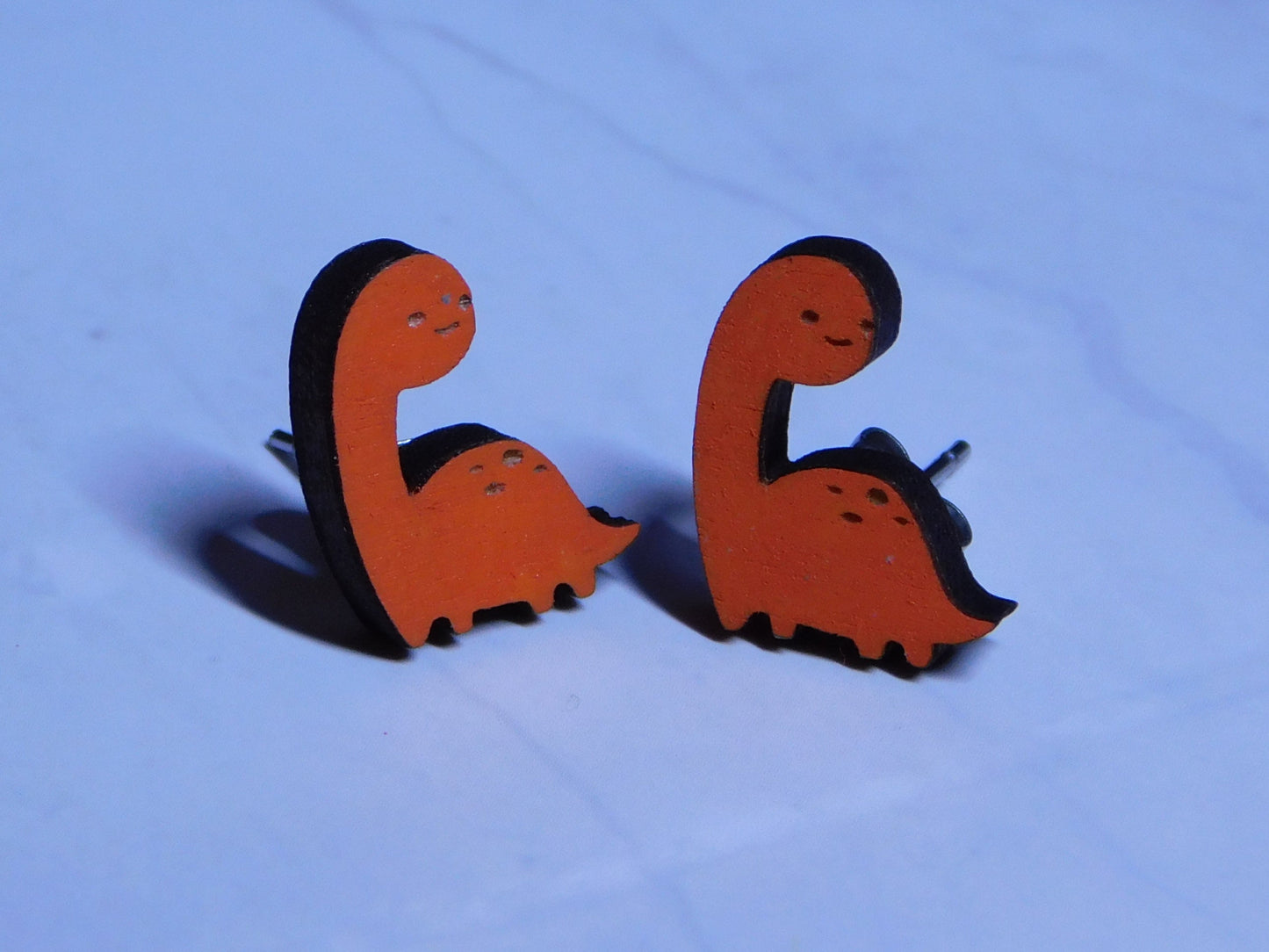 Dino Stud Earrings-Rogue Magnolia Custom Designs