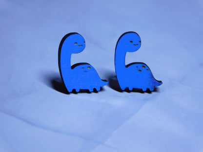 Dino Stud Earrings-Rogue Magnolia Custom Designs