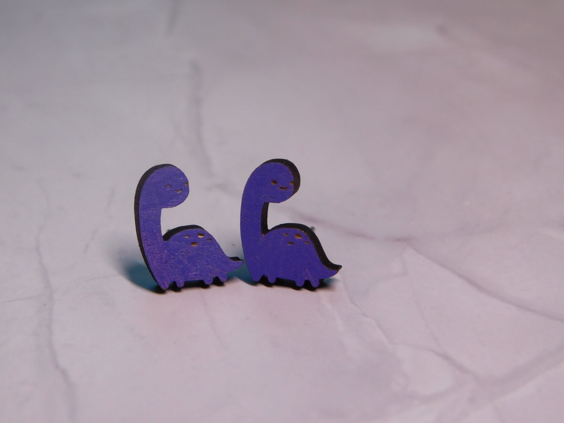 Dino Stud Earrings-Rogue Magnolia Custom Designs