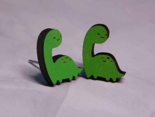 Dino Stud Earrings-Rogue Magnolia Custom Designs