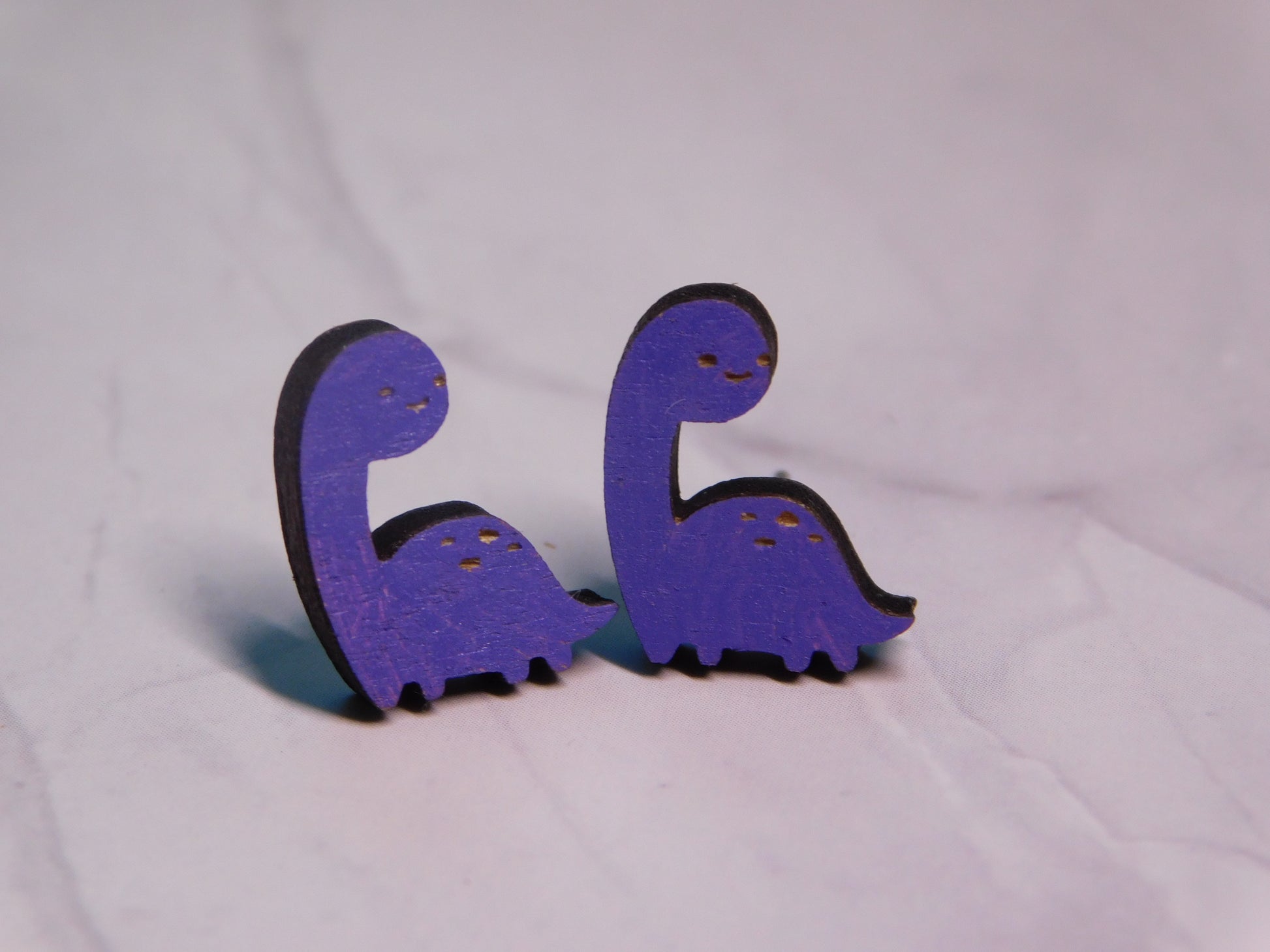 Dino Stud Earrings-Rogue Magnolia Custom Designs
