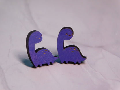 Dino Stud Earrings-Rogue Magnolia Custom Designs