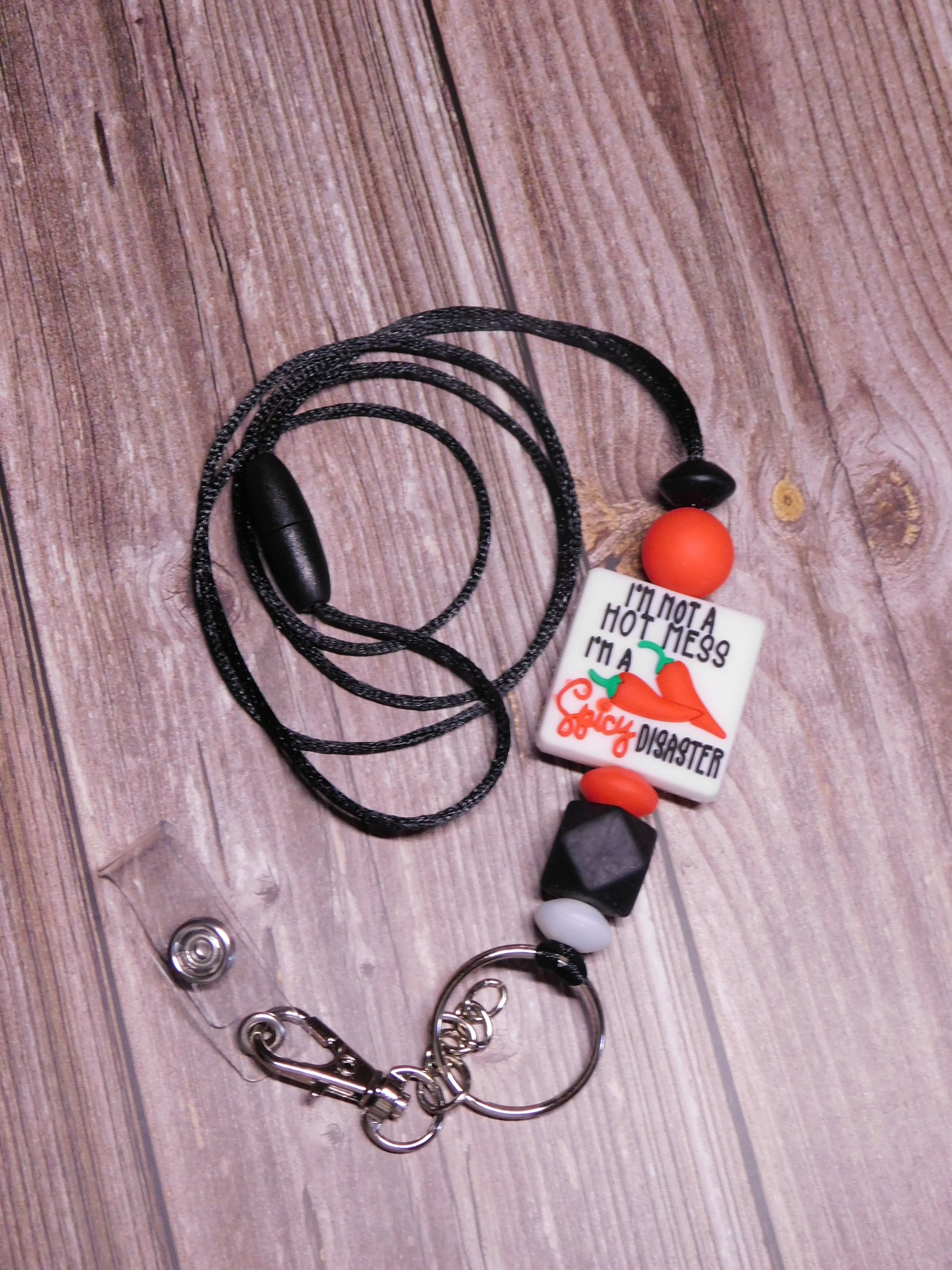 Beaded Lanyards-Rogue Magnolia Custom Designs