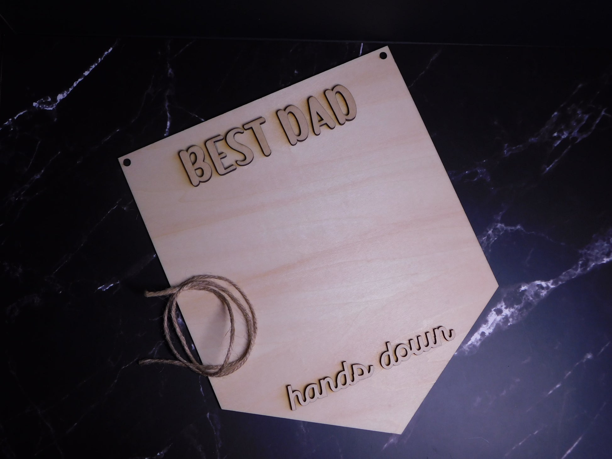 DIY Best Dad Hand Print Sign/Plaque-Rogue Magnolia Custom Designs