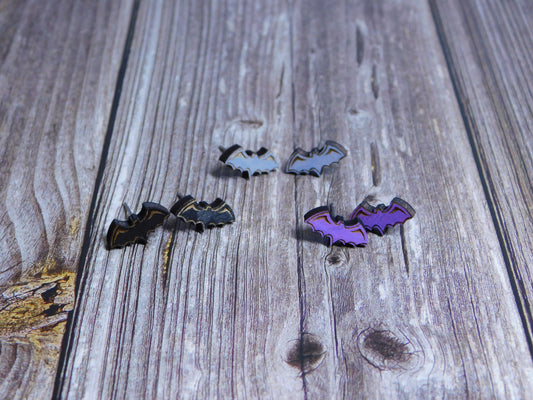 Bat Stud Earrings-Rogue Magnolia Custom Designs