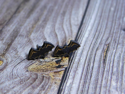 Bat Stud Earrings-Rogue Magnolia Custom Designs