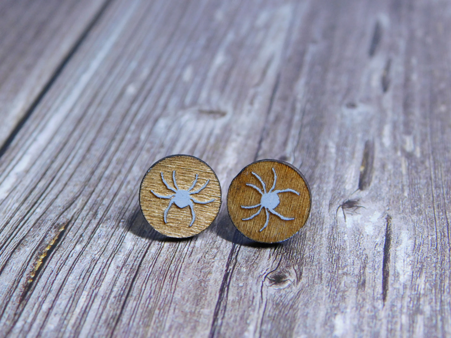 Spider Specimen Inspired Stud Earrings-Rogue Magnolia Custom Designs