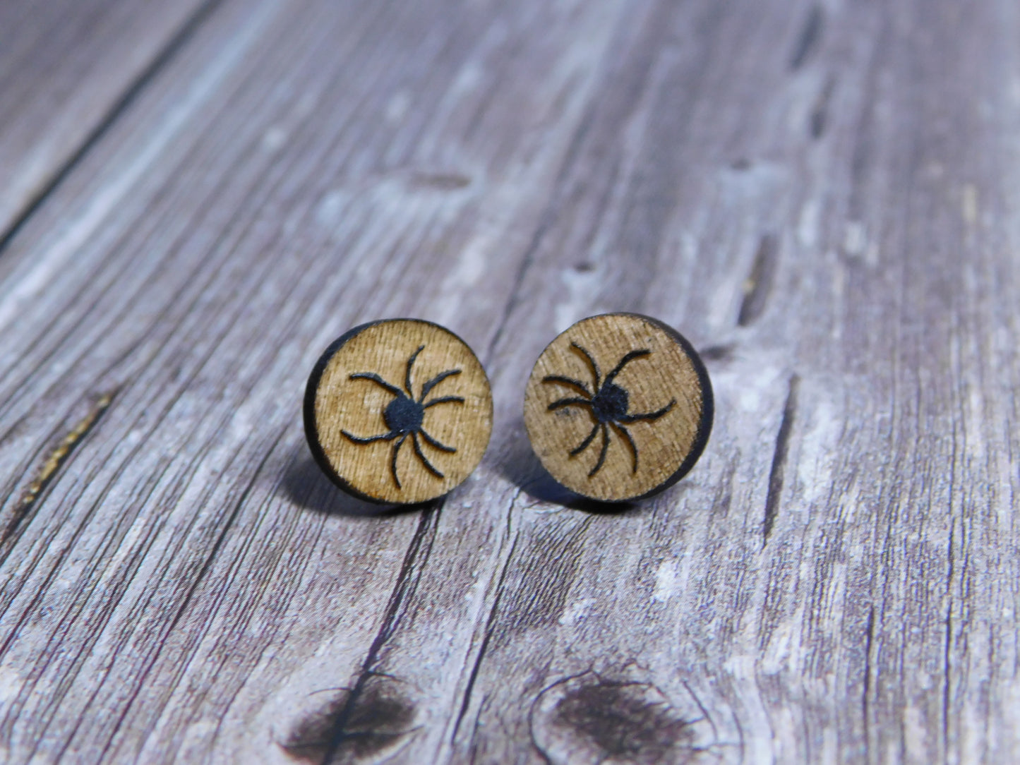Spider Specimen Inspired Stud Earrings-Rogue Magnolia Custom Designs