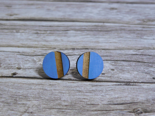 Lined Simplicity Stud Earrings-Rogue Magnolia Custom Designs