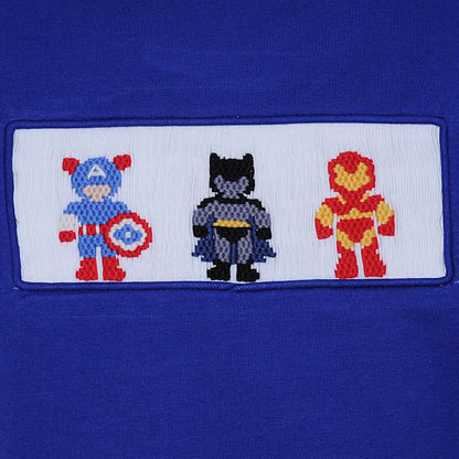 Smocked Superheroes Shirt