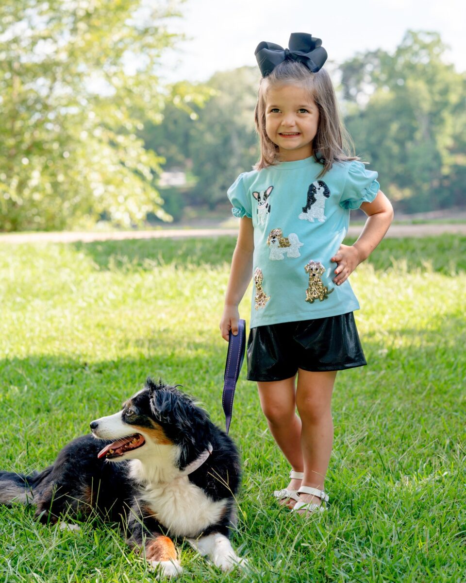 Black Sparkle Bella Shorts
