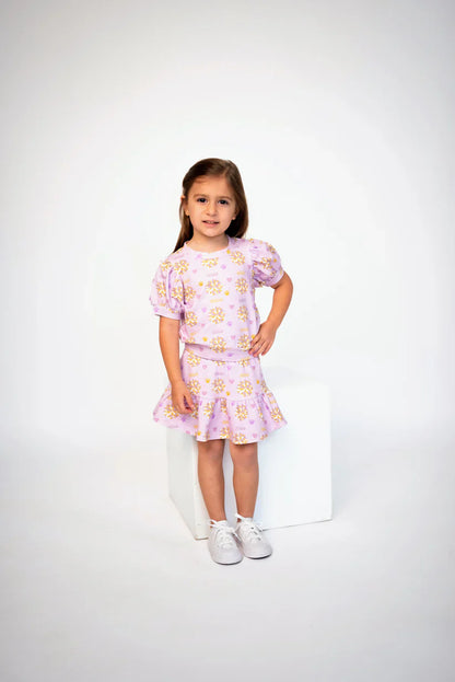 Pom-Pom Paws Twirl & Whirl Skirt Set